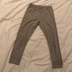 Girls light gray leggings